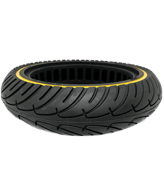 Solid 8.5-Inch Tire with Yellow Stripe for Xiaomi Scooters