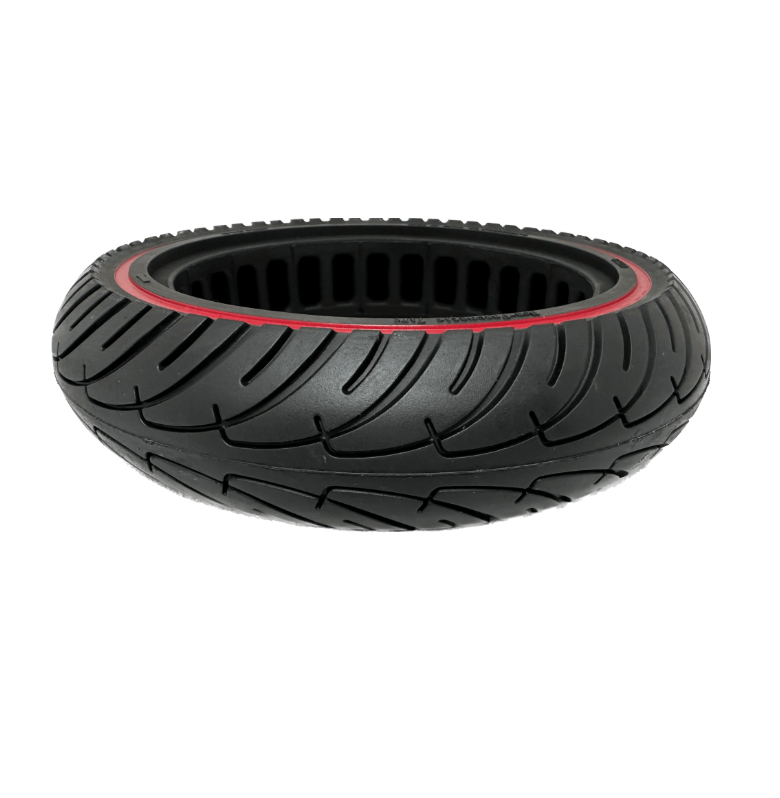 Solid 8.5-Inch Tire with Red Stripe for Xiaomi Scooters