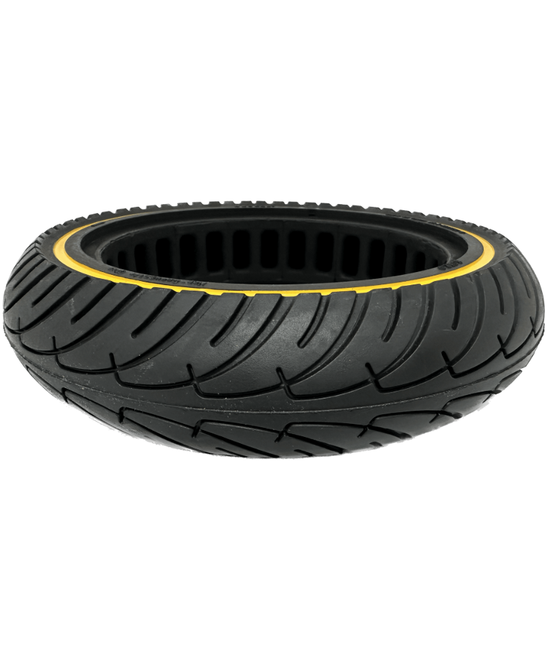 Solid 8.5-Inch Tire with Yellow Stripe for Xiaomi Scooters